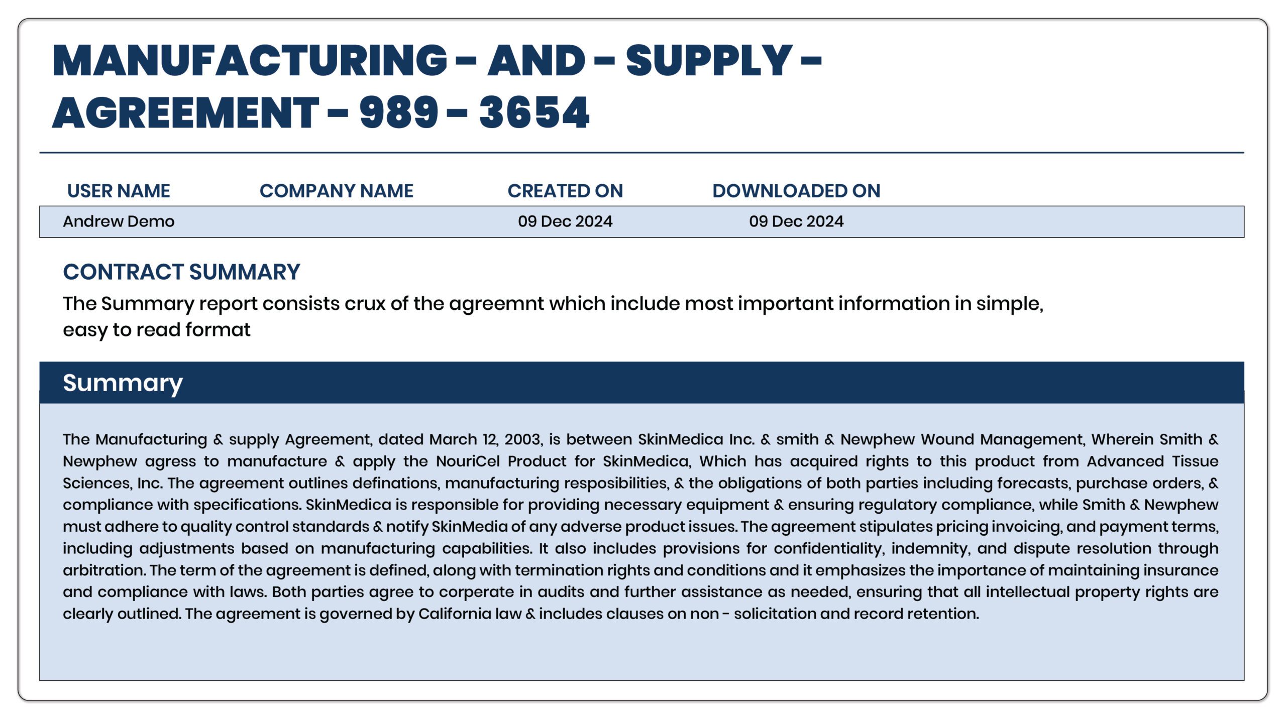 SUMMERIZATION OF CONTRACTS-01